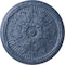 Ekena Millwork Luton Ceiling Medallion (Fits Canopies up to 3 1/2"), Hand-Painted Americana Crackle, 21"OD x 2"P CM21LUAMC - alternate 1